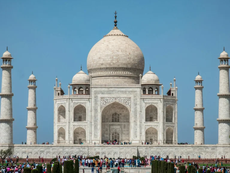 The Taj Mahal in Agra on a Golden Triangle trip with a private guide
